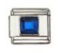 Italian Charms Modul Schmuckstein - Blau