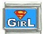 Italian Charms Modul Spr�che - Supergirl