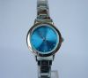 Italian Charms Modul Armbanduhr - Silbern Hellblau