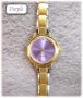 Italian Charms Modul Armbanduhr - Golden Purpur