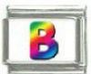 Italian Charms Modul Buchstabe B - Bunt
