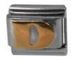 Italian Charms Modul Buchstabe D - Golden