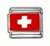 Italian Charms Modul Flagge - Schweiz