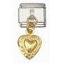 Italian Charms Modul Dangle - Herz in Herz