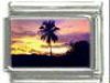 Italian Charms Modul - Palme vor Sonnenuntergang