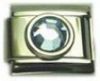 Italian Charms Modul Monatsstein M�rz - Hellblau
