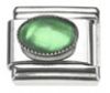 Italian Charms Modul Schmuckstein - Hellgr�n