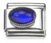 Italian Charms Modul Schmuckstein - Dunkelblau