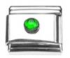 Italian Charms Modul Schmuckstein - Dunkelgr�n