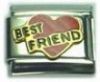 Italian Charms Modul Spr�che - Best Friend
