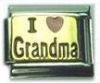 Italian Charms Modul Spr�che - I Heart Grandma