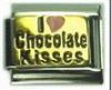 Italian Charms Modul Spr�che - I Heart Chocolate Kisses
