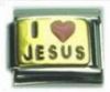 Italian Charms Modul Spr�che - I Heart Jesus