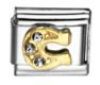 Italian Charms Modul Strass - Hufeisen