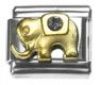 Italian Charms Modul Strass - Elefant