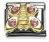 Italian Charms Modul Strass - Schmetterling