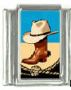 Italian Charms Modul - Cowboyhut und Stiefel