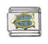 Italian Charms Modul - Marienk�fer - Blau