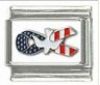 Italian Charms Modul - USA  Schleife