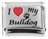 Italian Charms Modul Laser - I Love my Bulldog