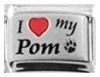 Italian Charms Modul Laser - I Love my Pom