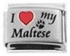 Italian Charms Modul Laser - I Love my Maltese