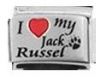 Italian Charms Modul Laser - I Love my Jack Russel