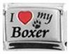 Italian Charms Modul Laser - I Love my Boxer