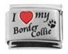 Italian Charms Modul Laser - I Love my Border Collie