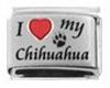 Italian Charms Modul Laser - I Love my Chihuahua
