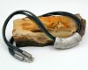 Collier - Rohr flach-gebogen Altsilber