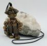 Collier mit Clown Altmessing inkl. Kordel