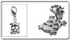 Bettel Armband Anh�nger Metall Charm Totenkopf